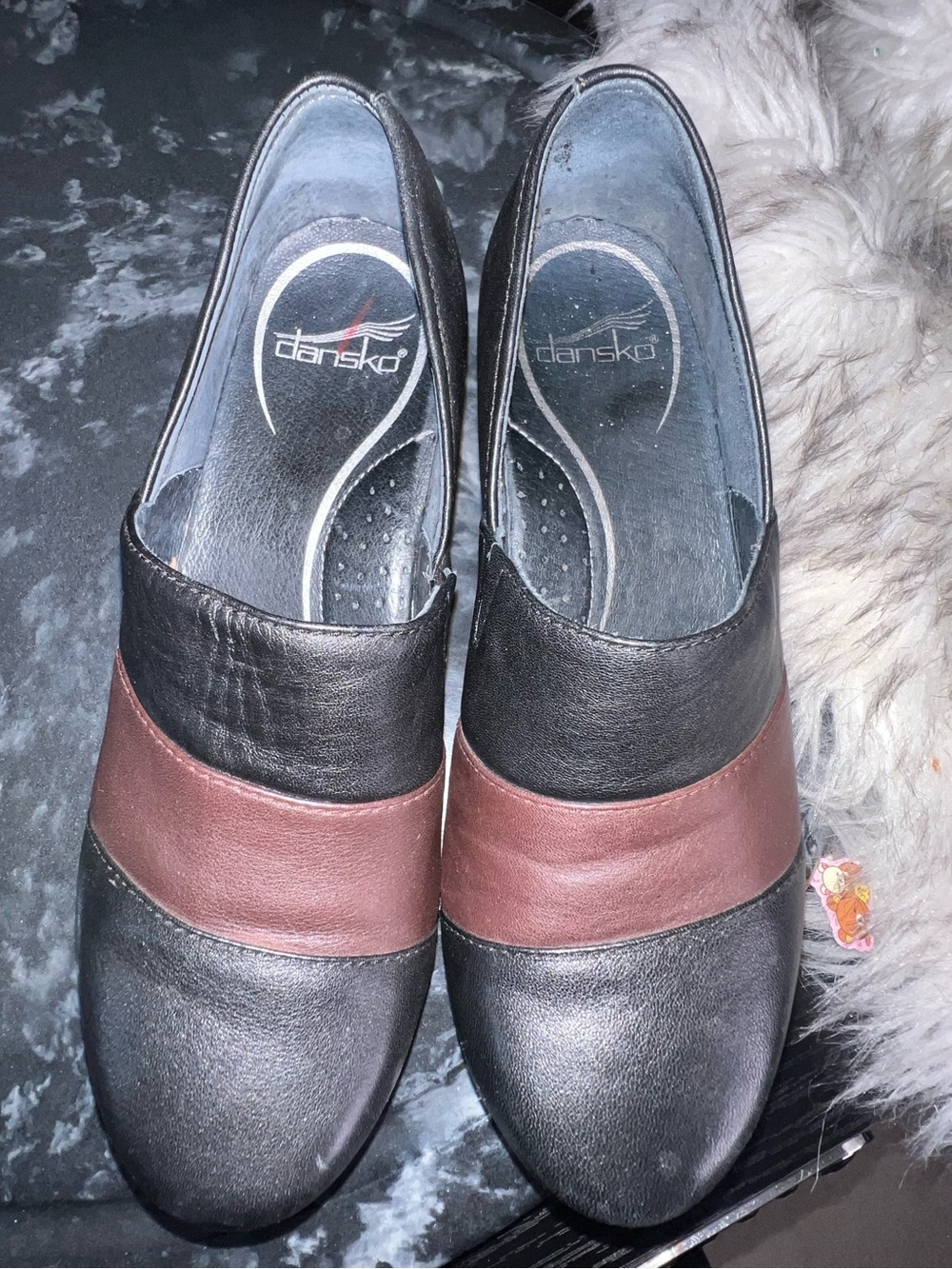 DANSKO Tenley Black Brown Professional Leather Clog - Picture 5 of 14